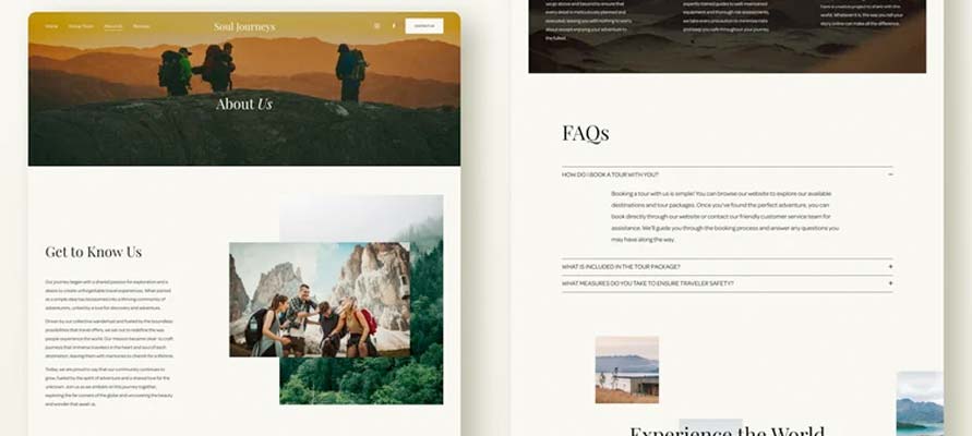 Squarespace template #1
